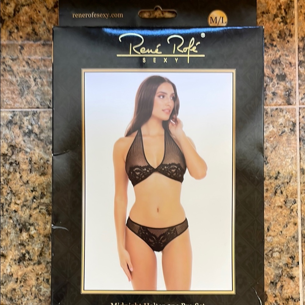 Rene Rofe Black Bra Intimates & Sleepwear M/L NIB